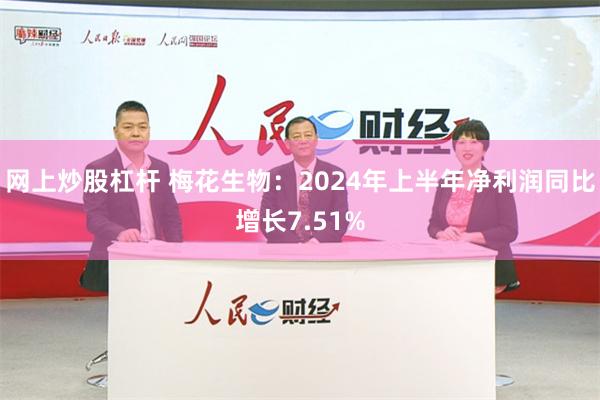 网上炒股杠杆 梅花生物：2024年上半年净利润同比增长7.51%