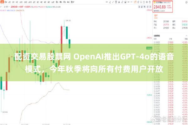 配资交易股票网 OpenAI推出GPT-4o的语音模式，今年秋季将向所有付费用户开放