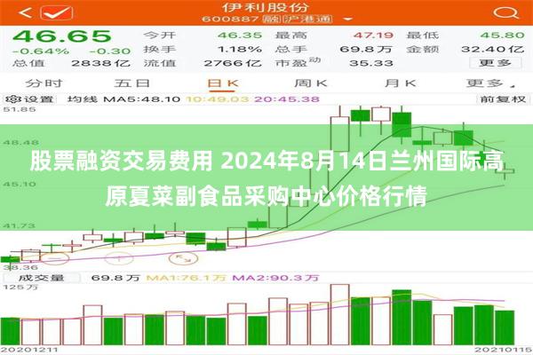 股票融资交易费用 2024年8月14日兰州国际高原夏菜副食品采购中心价格行情