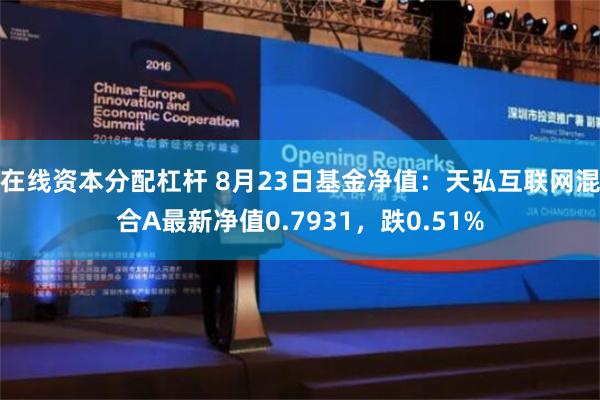 在线资本分配杠杆 8月23日基金净值：天弘互联网混合A最新净值0.7931，跌0.51%