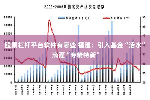 股票杠杆平台软件有哪些 福建：引入基金“活水” 滴灌“专精特新”